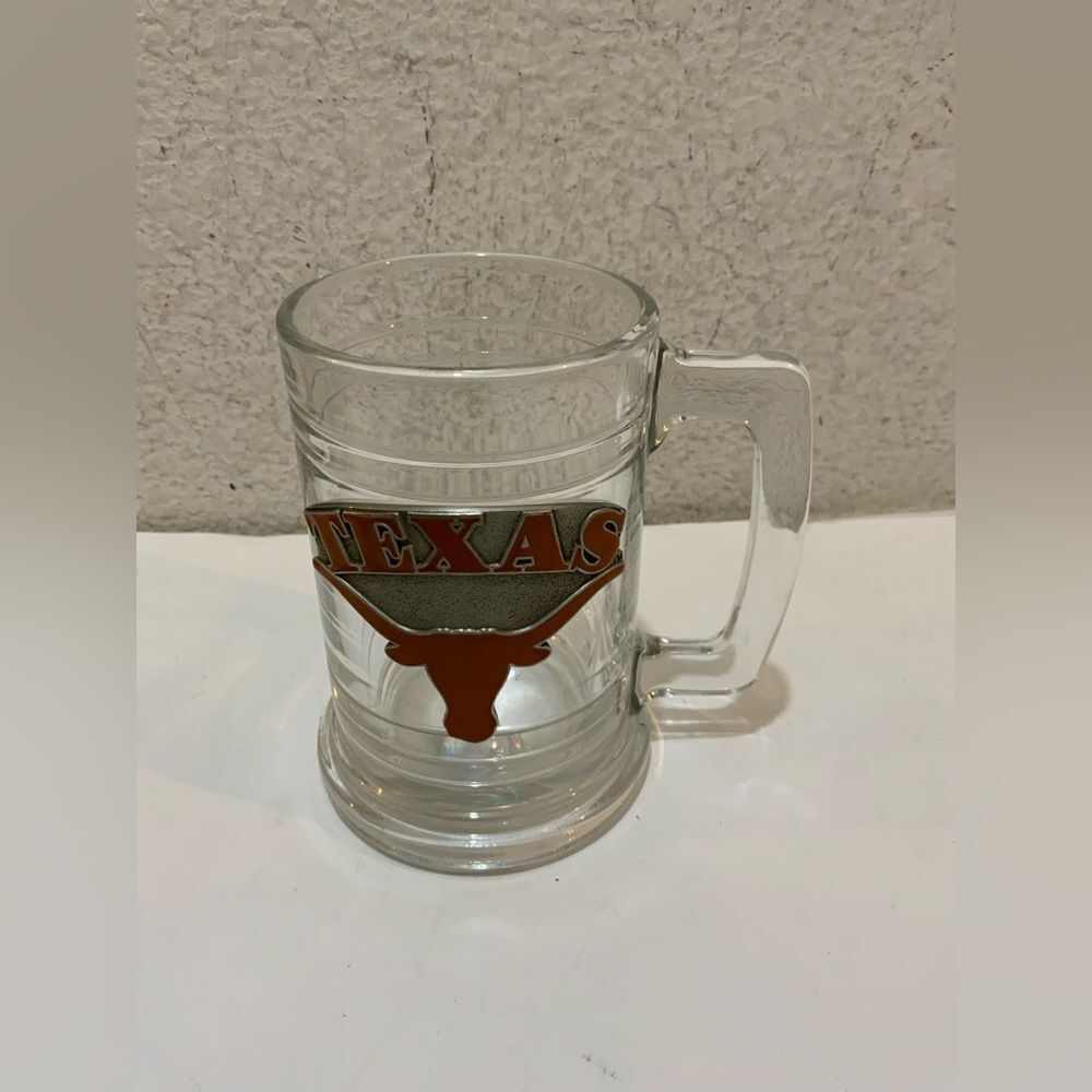 NCAA Texas Longhorns Logo 16 Oz. Clear Large Drink Beer Glass Mug